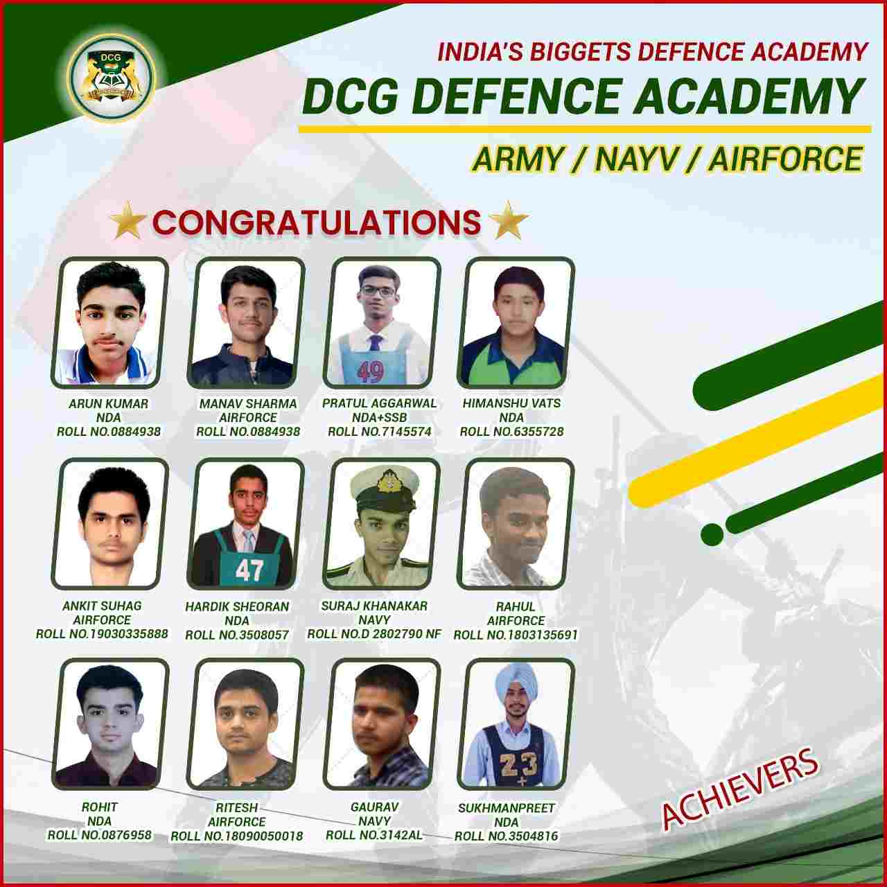DCG Defence Academy Pune